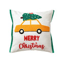 Axyaa Santa Snowflake Embroidery Cushion Cover 45x45cm