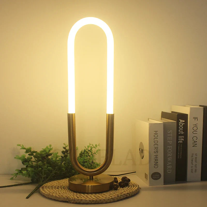 Axya LED Table Lamp - White Silicone Tube Light