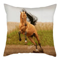 Axyaa Galloping Horse Cushion Cover 45X45CM for Bedroom Sofa Chair