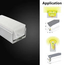 Axyaa U-shape Mounting Buckle for LED Neon Strip Light Profiles
