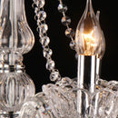 Modern Gold/Silver K9 Crystal Chandelier Light by Axyaa: Sleek Living Room & Bedroom Lighting