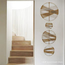 Axyaa Wooden Round Macrame Wall Hanging Tapestry - Nordic Style Room Decor