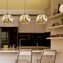 Axyaa Glass Pendant Chandeliers for Modern Dining Room Decor