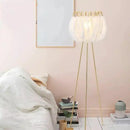 Axyaa Modern Minimalist Feather Floor Lamp for Living Room Girls Room