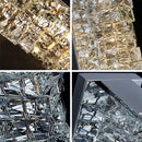 Axyaa Gold Crystal Wall Sconce LED Lamp for Living Room & Bedroom Lighting