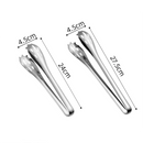 Axyaa Stainless Steel Food Tongs for Buffet, Barbecue, and Kitchen