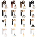 Axya Industrial Pulley Wall Light Shade - Retro Loft Lamp for Home Cafe Bar
