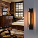 Axyaa Vintage Industrial Wall Sconce Light Fixture Black Living Room Lamp
