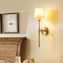 Axyaa Nordic Copper Wall Light Modern Minimalist Bedroom Balcony LED Lamp