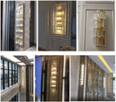 Axyaa Crystal Wall Sconce for Modern Minimalist Style in Living Room or Bedroom
