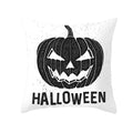 Axyaa Halloween Anime Polyester Cushion Cover Ghost Skull Pumpkin Throw Pillow
