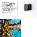 Axyaa LED Outdoor Aluminum Wall Light 5W/10W IP65 Waterproof Garden Porch Sconce