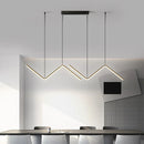 Axyaa Modern Nordic Line Chandelier for Dining Table and Bar
