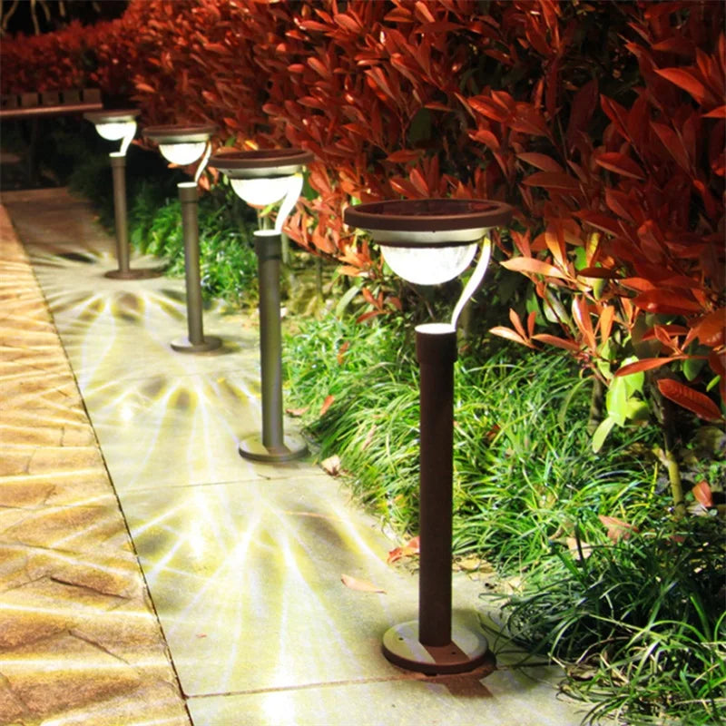 Axyaa Solar Lawn Light: Waterproof LED Landscape for Home Garden & Villa