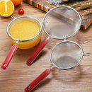 Axyaa Stainless Steel Kitchen Strainer Colander Noodle Drainer Oil Skimmer