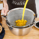 Axyaa Stainless Steel Flour Sieve Double Handle Food Filter Strainer Skimmer