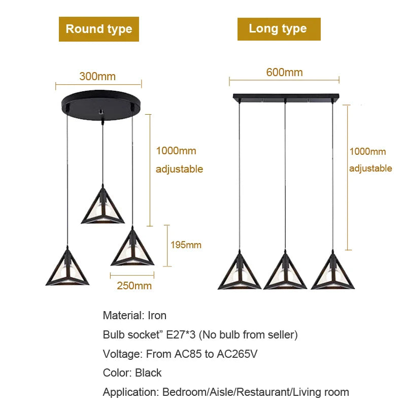 Axyaa Black Chandelier Lighting Design for Dining Room and Bedroom