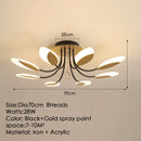 Axyaa Flower Chandelier LED with Remote Control for Living Room Bedroom Dining Area