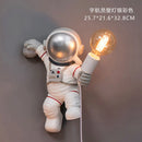 Axyaa Astronaut Table Lamp: Modern Resin Space Man LED Wall Light