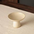 Axya High-Footed Ceramic Snack Tray & Fruit Plate, Dessert & Salad Bowl