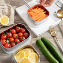 Axyaa Stainless Steel Bento Lunch Box Container with Fresh-Keeping Cover