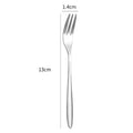 Stainless Steel Cake Divider Spoon Fork Set by Axyaa