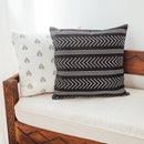 Axyaa White Geometric Cushion Covers 45x45 for Sofa Couch Living Room