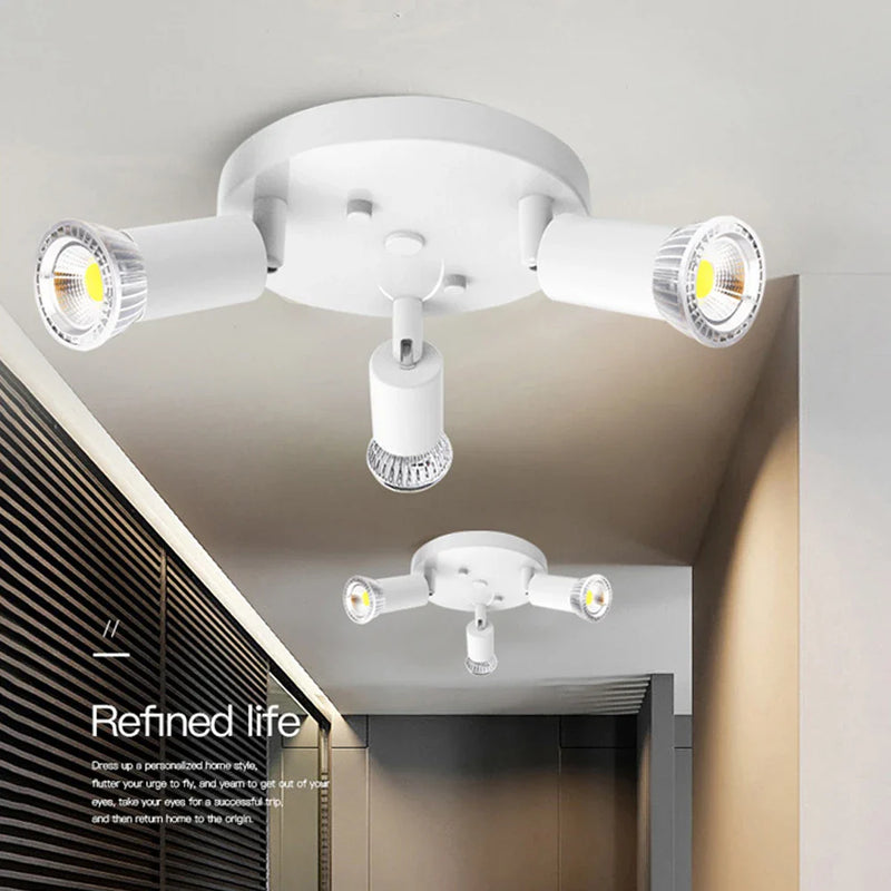 Axyaa Rotatable Ceiling Mounted LED Chandelier for Living Room and Kitchen