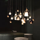 Axya Glass Pendant Lamp: Modern Minimalist Art for Restaurant and Bar