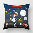 Axyaa Space Dream Decorative Sofa Cushion Cover Alien Astronaut Throw Pillows