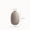 Axyaa Colorful Ceramic Vase Ball Cylindrical Flower Arrangement Hydroponics Desktop Decoration