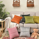 Axyaa Velvet Cushion Cover for Sofa, 45*45 Solid Colors, Soft and Stylish Pillowcase