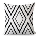Axyaa Velvet Cushion Cover 45*45 - Boho Aztec Decorative Pillow for Home Sofa