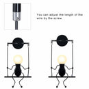 Axyaa Swing Doll Led Wall Lamp for Living Children Room Aisle Lighting