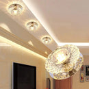 Axyaa Modern Crystal Ceiling Lights for Living Room Decor & Aisle Lighting Fixtures