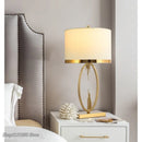 Axyaa Metal Pipe Table Lamp: Modern Nordic Living Room Decor Lighting