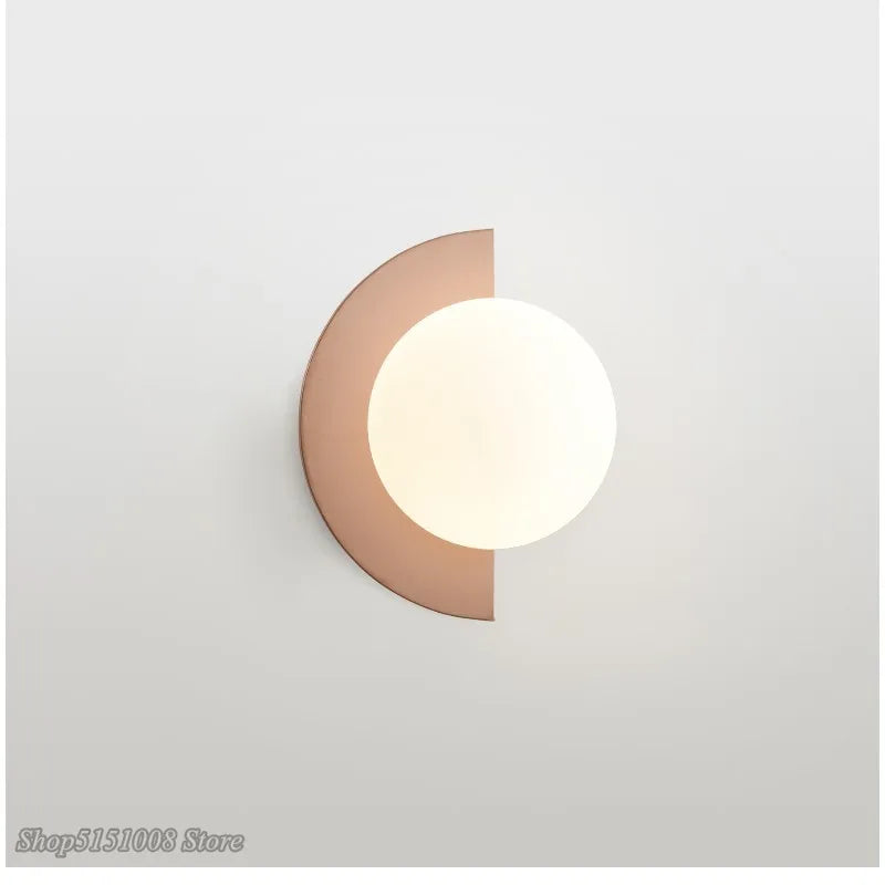 Axyaa Nordic Bedside Wall Lamp - Modern Minimalist Art Light for Luxury Living Room