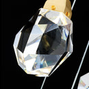 Axya Crystal Aisle Ceiling Light: Modern & Luxe All Copper Lamp For Home Decor