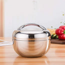 Axyaa Stainless Steel Thermal Lunch Box for Office, Travel, Camping - Food Container