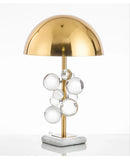 Axyaa Crystal Table Lamps Colorful, Elegant Hotel Room Lighting