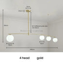 Axyaa Nordic Magic Bean Chandelier, Modern Simple Creative Lighting for Living Room
