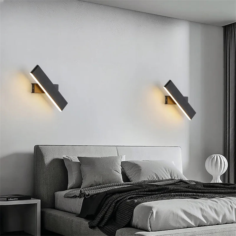 Axyaa 7W Aluminum LED Wall Lamp - Modern Indoor Decoration