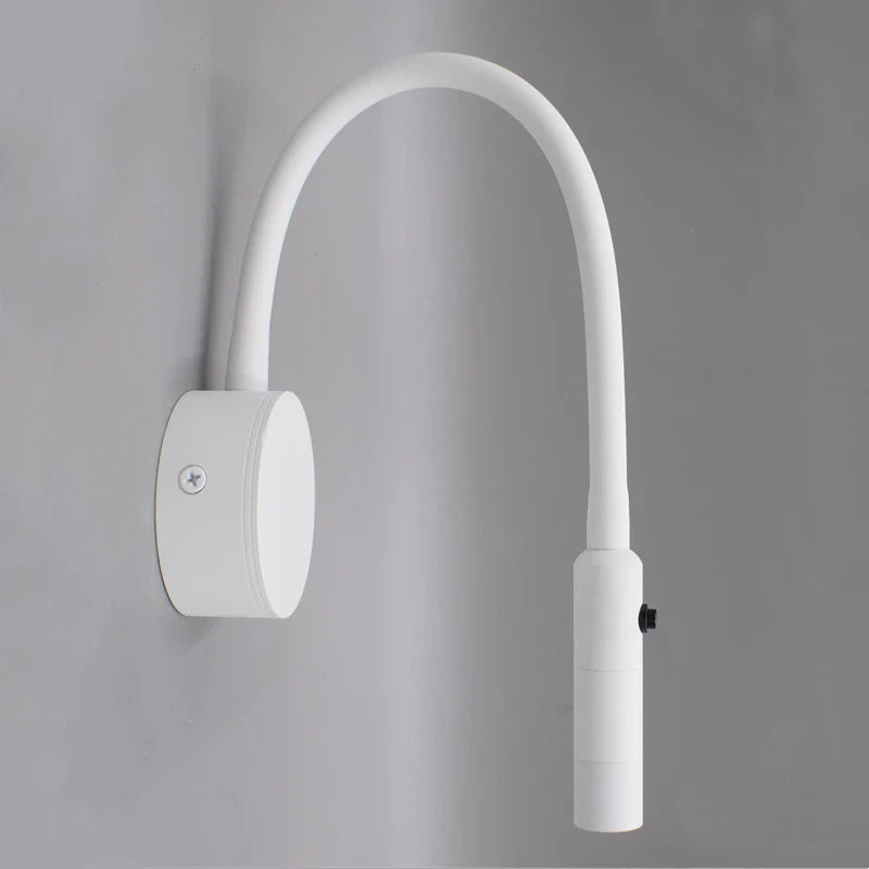 Axyaa Flexible Hose LED Wall Lamp for Bedside Study and Bedroom