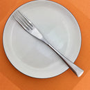 Axyaa Silver 304 Stainless Steel Cutlery Set - Elegant Mirror Finish Dinnerware Steak Fork Knife