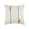 Axyaa Black Stripe Jaquard Cushion Cover for Home Decoration, 45x45cm/30x50cm