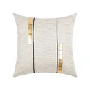 Axyaa Black Stripe Jaquard Cushion Cover for Home Decoration, 45x45cm/30x50cm