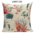 Axyaa Ocean Life Pillow Covers for Home Decor