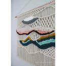 Axyaa Handwoven Macrame Tapestry: Colorful Boho Wall Hanging Decoration