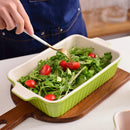 Axyaa 4-Piece Ceramic Handle Baking Dish Set for Lasagne/Pie/Casserole/Tapas