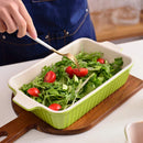 Axyaa 4-Piece Ceramic Handle Baking Dish Set for Oven, Ideal for Lasagne/Pie/Casserole/Tapas